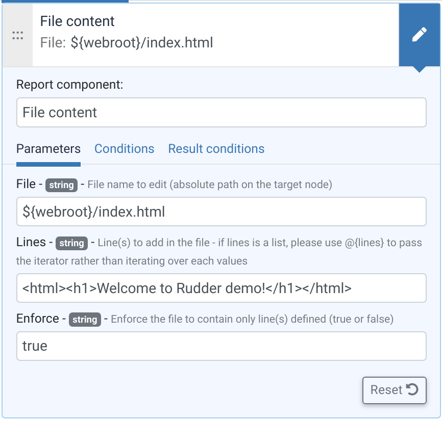 HTML index files