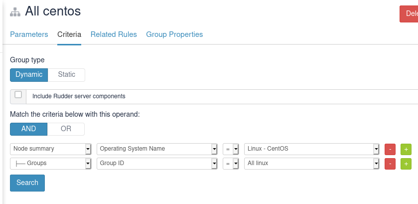 Solving a group property conflict by defining a common subgroup