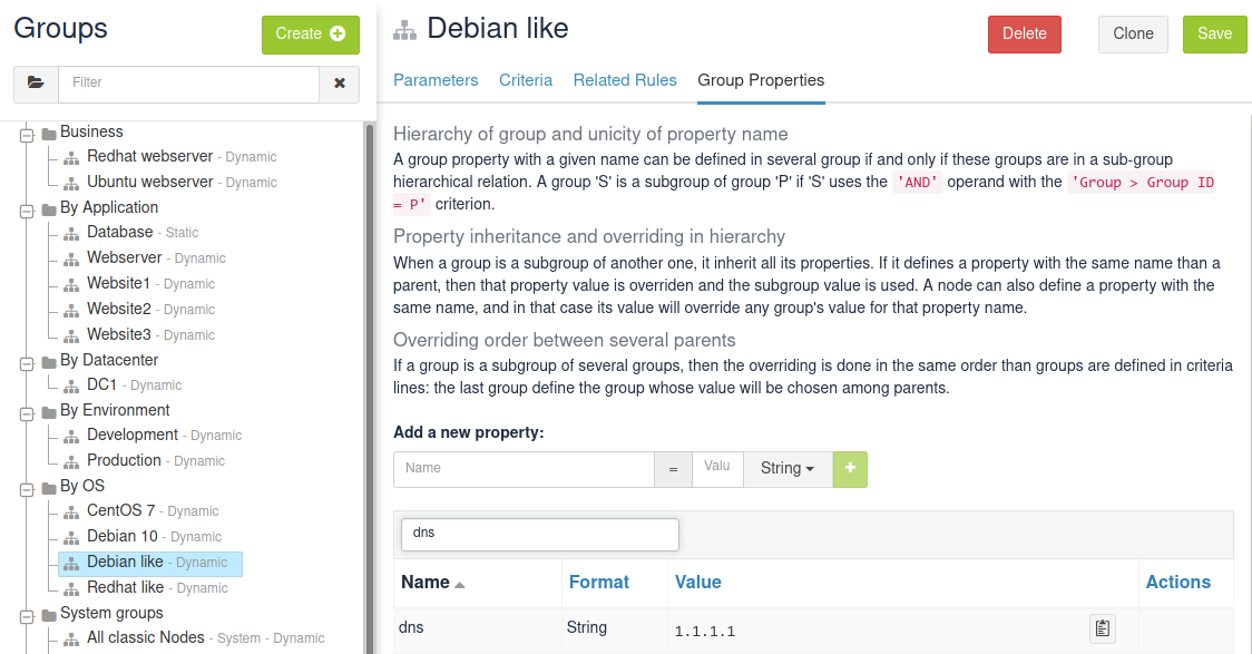 A property defined on group