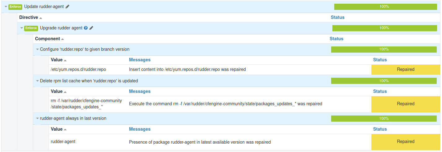 Change and repository definition and package update